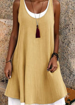 Casual Loose Sleeveless Tank Dress