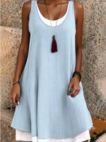 Casual Loose Sleeveless Tank Dress