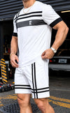 Printed T-Shirt and Shorts Co-Ord Set