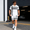 Printed T-Shirt and Shorts Co-Ord Set