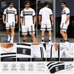 Printed T-Shirt and Shorts Co-Ord Set