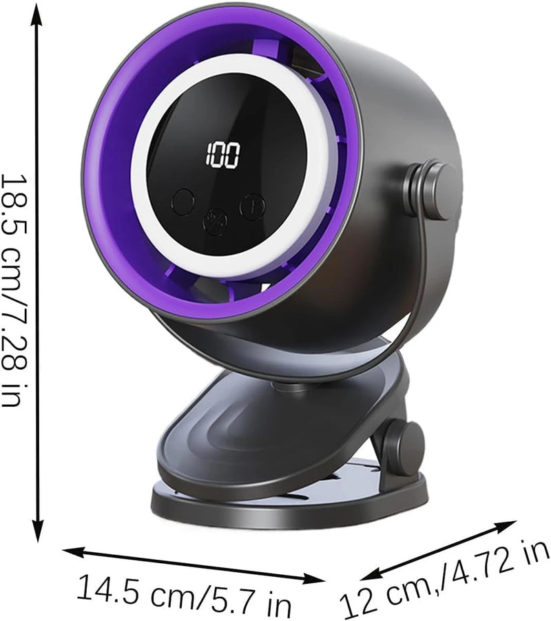 Rechargeable Bladeless Desk Fan