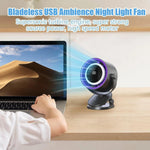 Rechargeable Bladeless Desk Fan